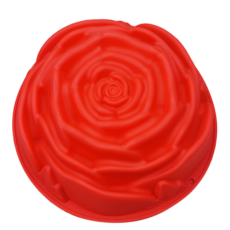 Rose Silicone Cake Mold Flower Mould Cupcake Baking Tool模具 - 图3