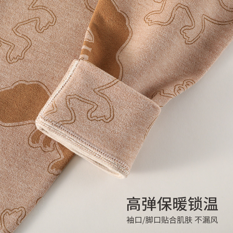 男童秋衣秋裤儿童内衣套装纯棉中大童全棉男孩男宝宝保暖睡衣绒德,淘宝优惠券,粉丝福利购,淘宝优惠卷