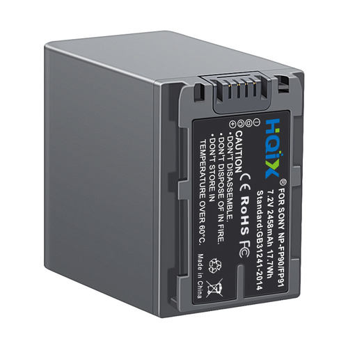 HQIX 适用 索尼DCR-SR100E SR40数码摄像机NP-FP90电池双充充电器 - 图3