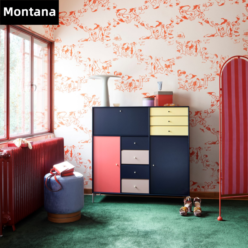 Montana 丹麦客厅餐边柜中古储物边柜儿童卧室收纳多巴胺家具定制 - 图0
