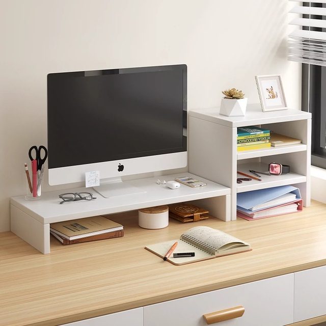ຄອມພີວເຕີ elevated shelf desk desktop notebook monitor screen bracket desktop expansion artifact bracket