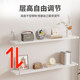 Wall rack bedside wall hanging punch-free partition living room wall projector router shelf wall hanging bookshelf