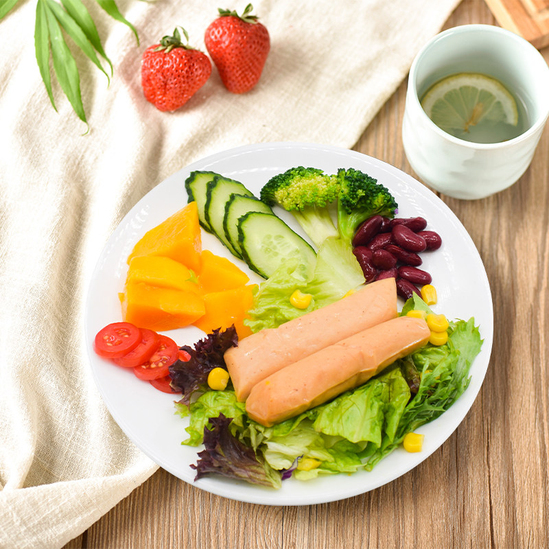 鲜小彬速食鸡胸肉健身即食鸡肉肠 居而美食品鸡胸