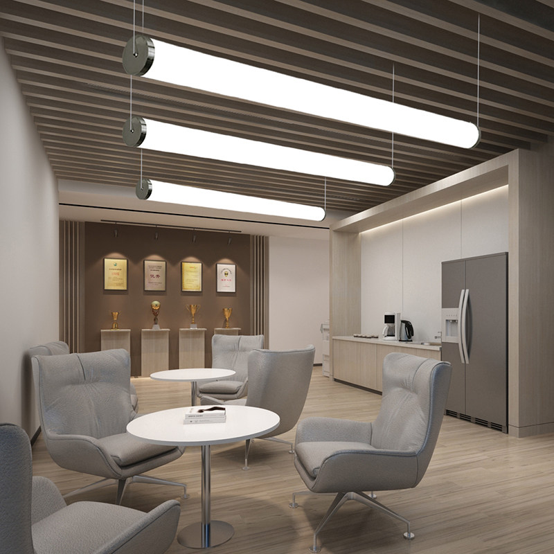 吊装灯管led长条吊灯极简工作室办公室员工位美发店图书馆教室灯,淘宝优惠券,粉丝福利购,淘宝优惠卷