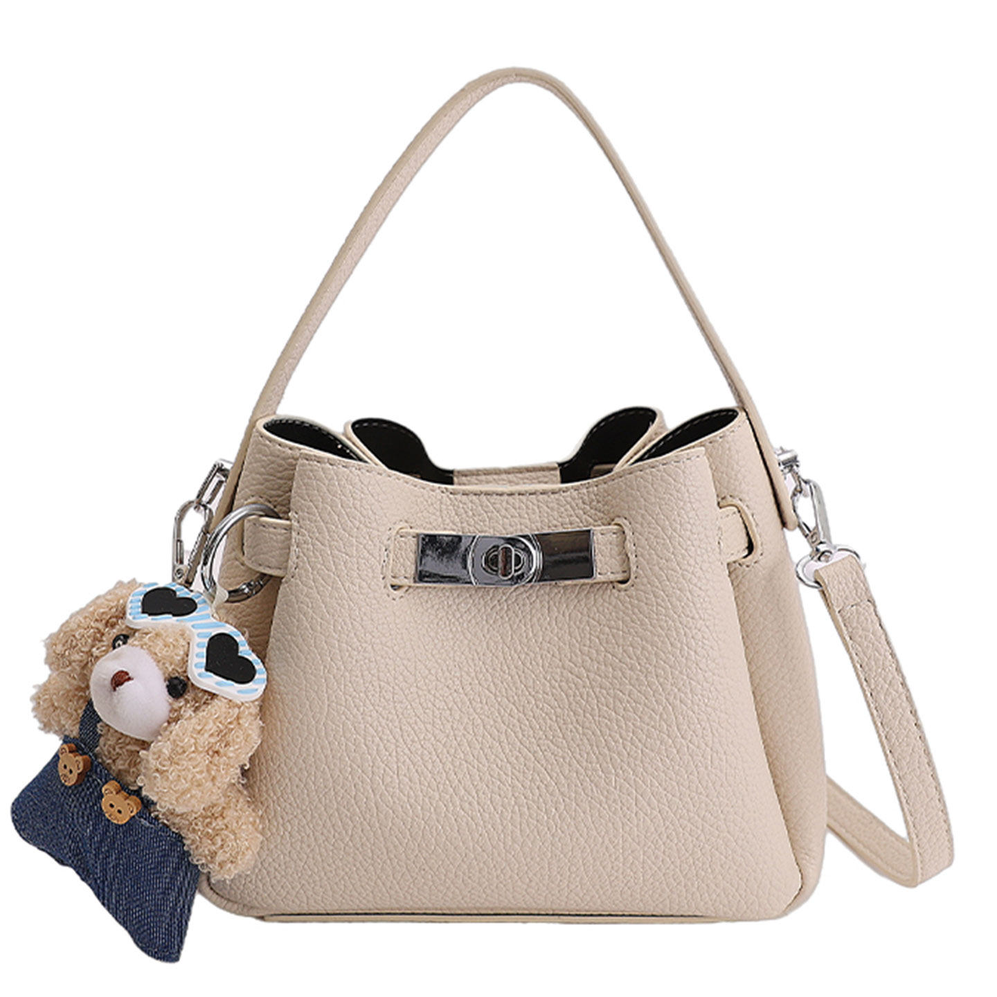 韩风水桶包女2026新款百搭单肩斜挎包休闲气质手提包软皮质感小包,淘宝优惠券,粉丝福利购,淘宝优惠卷