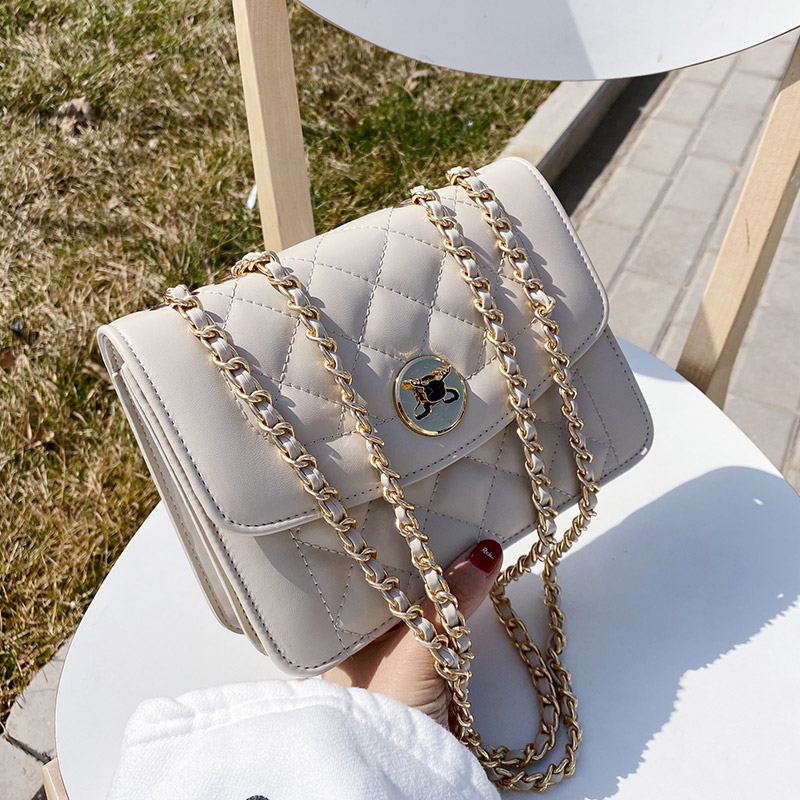 2060包袋 每日上新 原创定制今年流行的菱格链条包包女网红新款潮韩版百搭单肩时尚斜挎包0