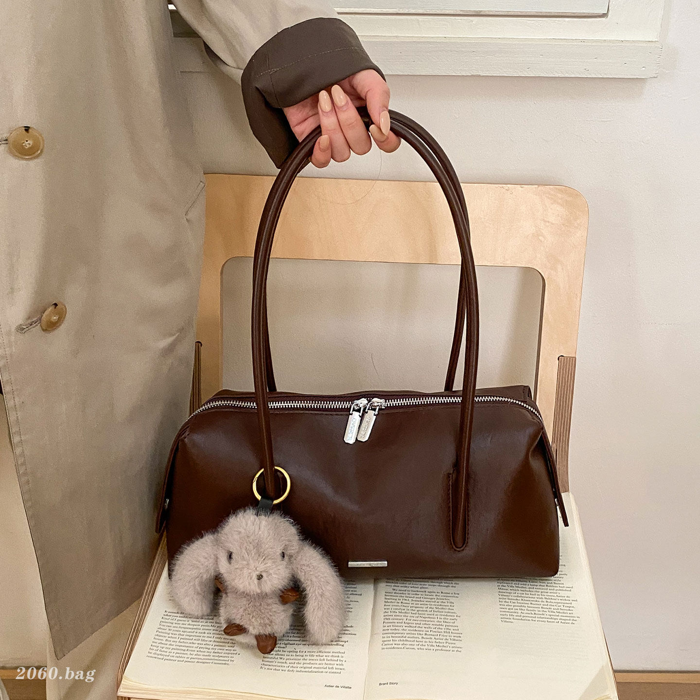 复古软皮小方包女2026秋冬新款单肩包毛小众设计时尚潮流腋下包,淘宝优惠券,粉丝福利购,淘宝优惠卷