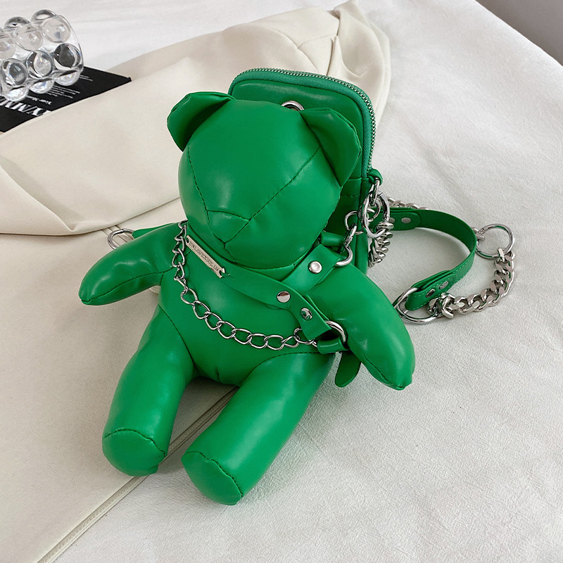 小众网红公仔链条斜挎包包女春夏2025新款潮辣妹风玩偶时尚单肩包,淘宝优惠券,粉丝福利购,淘宝优惠卷