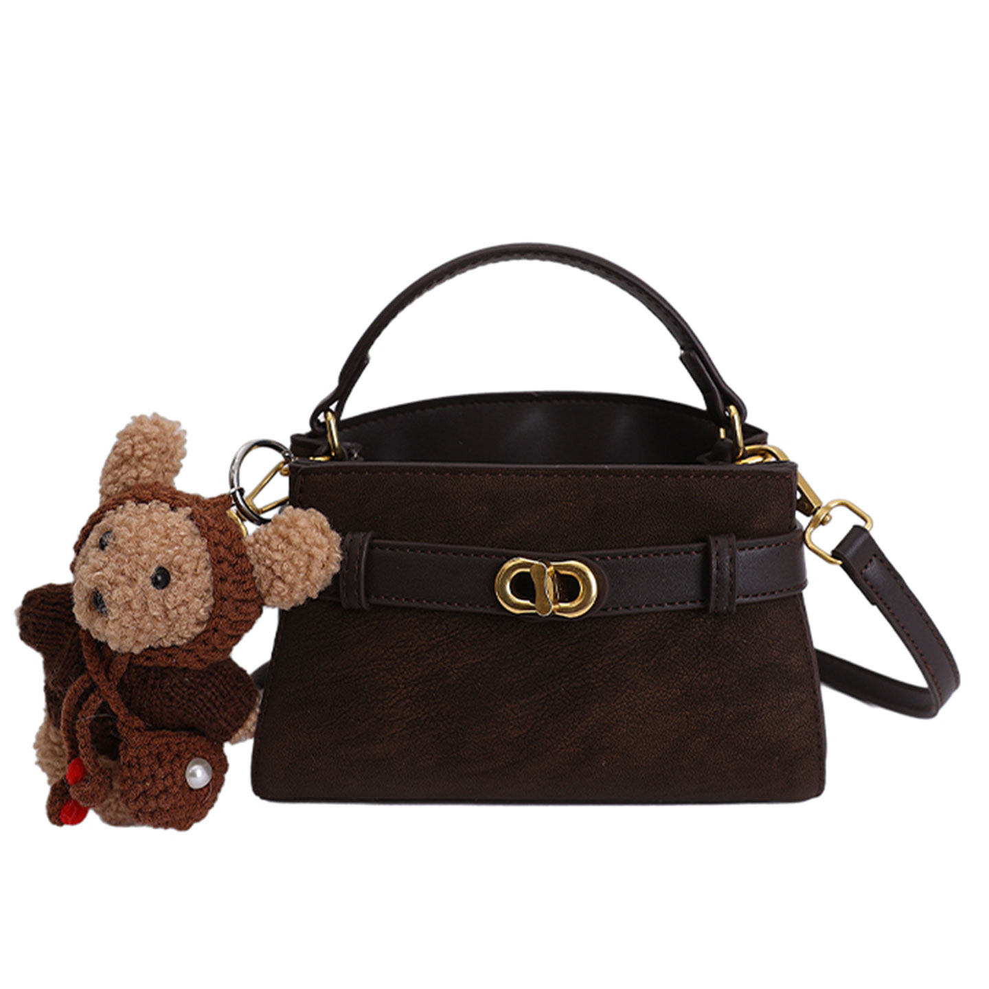 通勤高级感小众复古小方包2026新款女单肩斜挎手提包百搭凯莉包,淘宝优惠券,粉丝福利购,淘宝优惠卷