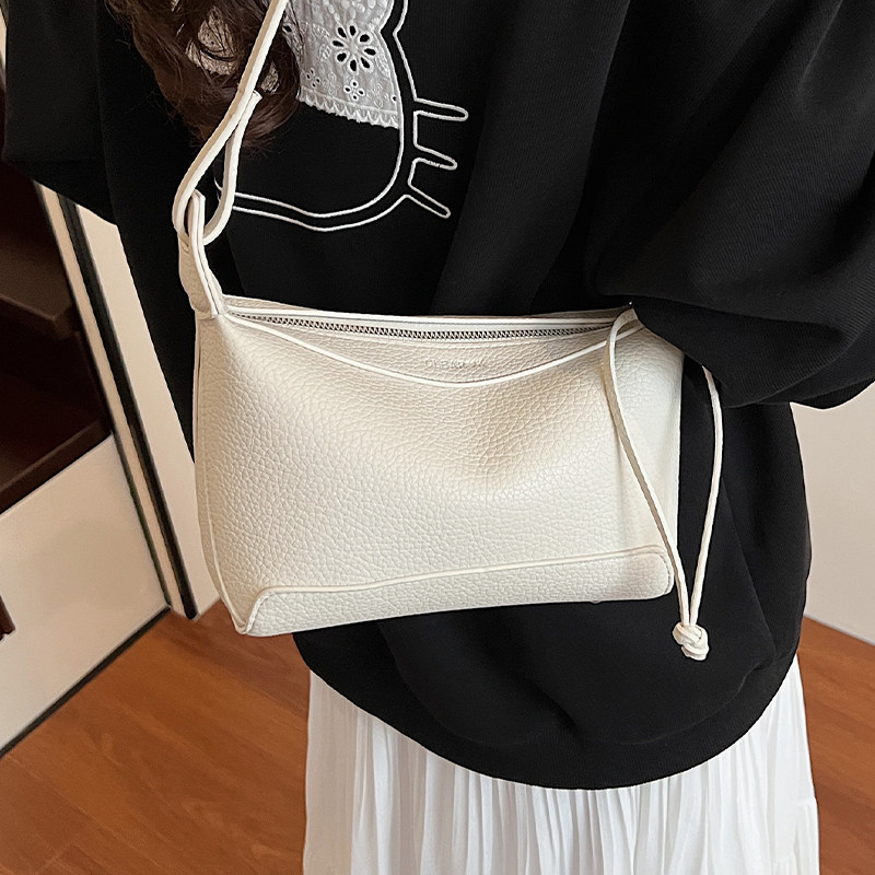 韩国简约气质小包包2025新款时尚荔枝纹小方包夏季流行通勤单肩包,淘宝优惠券,粉丝福利购,淘宝优惠卷