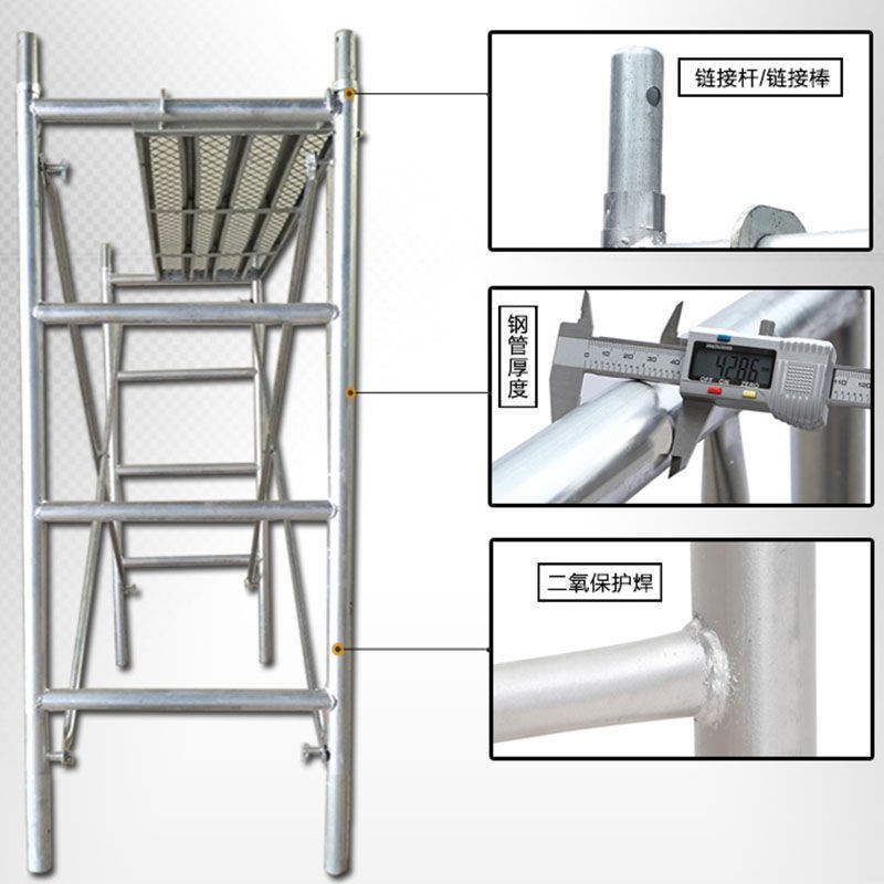 移动脚手架60型床型脚手架活动架子室内装修架过道脚手架厂家直销 - 图2