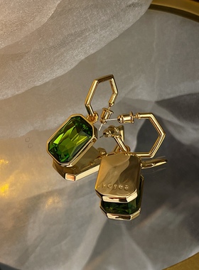 复古耳坠重工水晶水晶