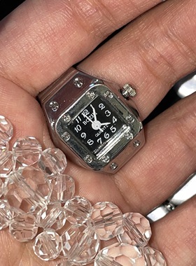 迷你手表戒指戒指时尚