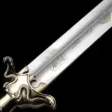 沈广隆 Сяо Чен Тай Чи Меч из нержавеющей стали Мужчины и женщины Тай Чи меч Дракон весенний меч высокий утренний тренировочный меч Мягкий меч, а не лезвие