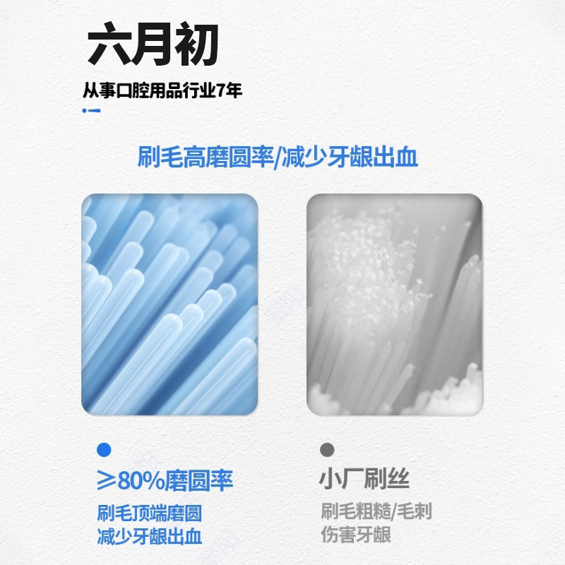 适配beddy bear韩国杯具熊电动牙刷头CRYS-BIG04成人替换BIG系列 - 图2