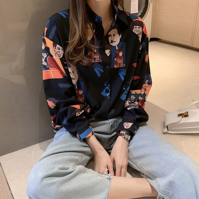 2020秋季新款雪纺女上衣韩版衬衫 艾贝黛衬衫