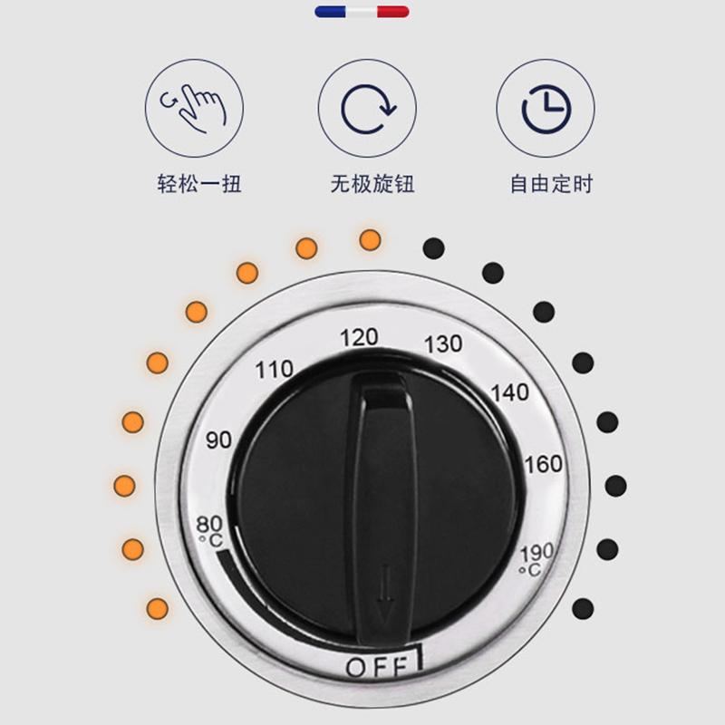 max全自动家用油炸锅商用多功能电炸锅省油家庭薯条炸炉油炸机 - 图3