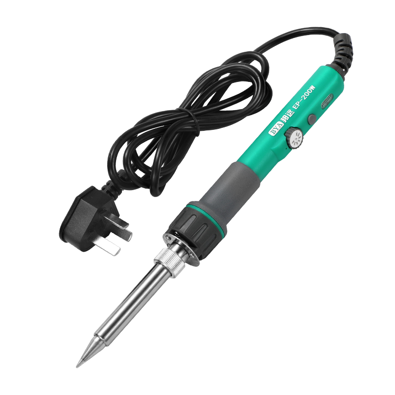 大功率调温电烙铁超长寿命150W200W刀头马蹄头高品质工业级焊锡枪 - 图3