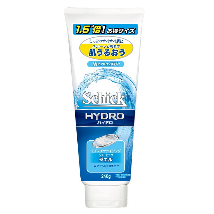 舒適schick HYDRO 水次元透明無泡沫剃鬚啫喱1.6倍增量裝240g包郵