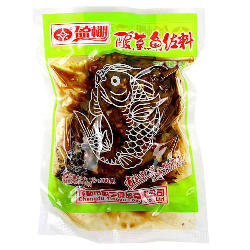 盈棚酸菜鱼佐料200g*60包炒好的酸菜有辣椒泡菜调好的味-图3