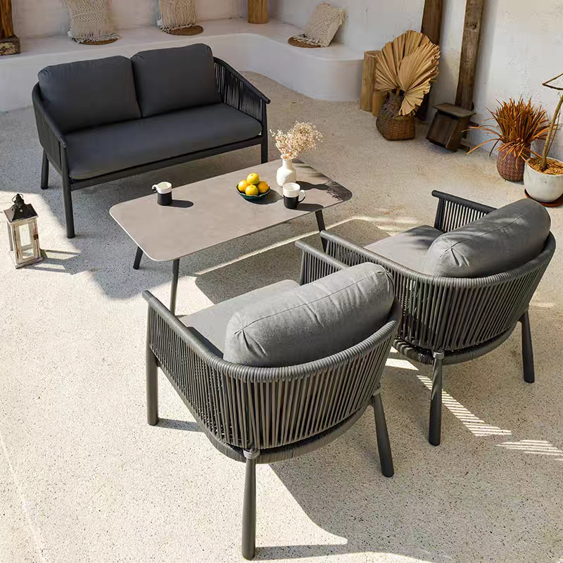 阳台别墅沙发桌椅户外庭院酒店民宿座椅藤沙发铝合金休闲沙发组合,淘宝优惠券,粉丝福利购,淘宝优惠卷