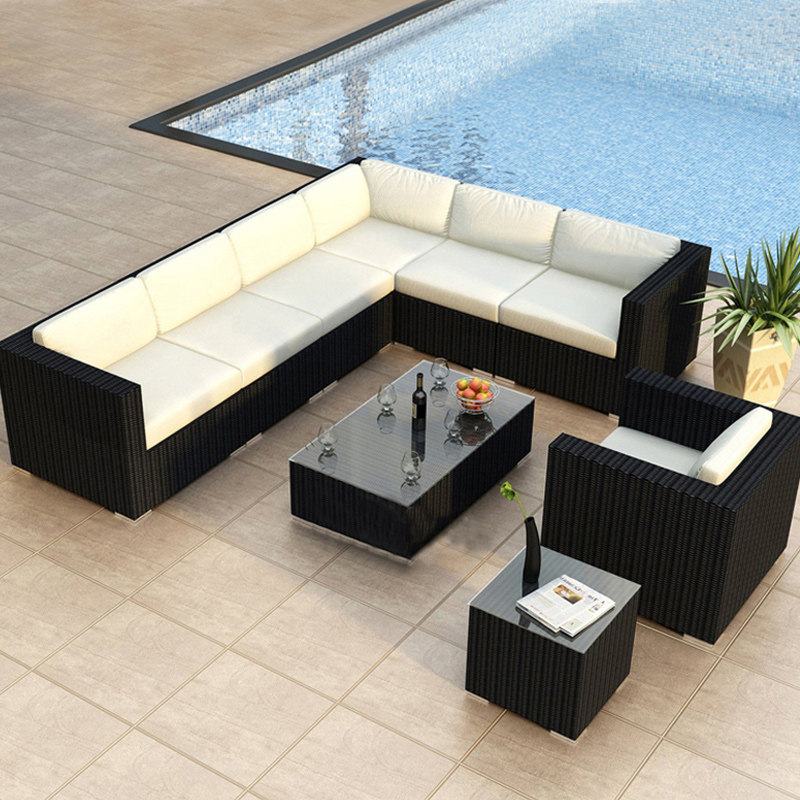 户外沙发花园庭院防水防晒组合客厅家具室外露天藤编阳台转角沙发,淘宝优惠券,粉丝福利购,淘宝优惠卷