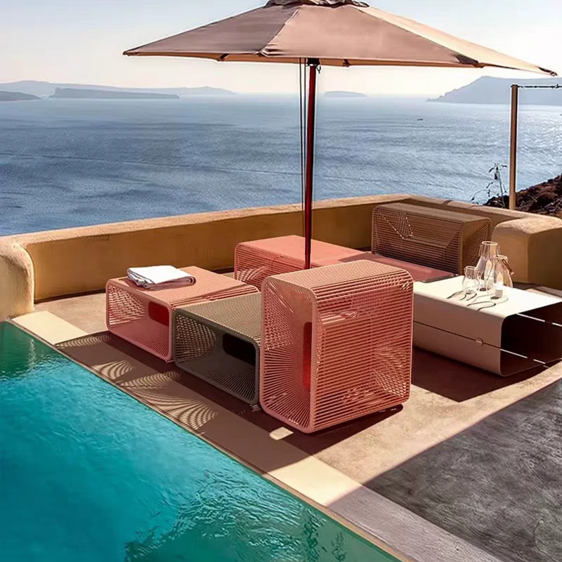 藤沙发凳子藤编沙发网红休闲创意室外庭院露台沙发名宿酒店组合,淘宝优惠券,粉丝福利购,淘宝优惠卷