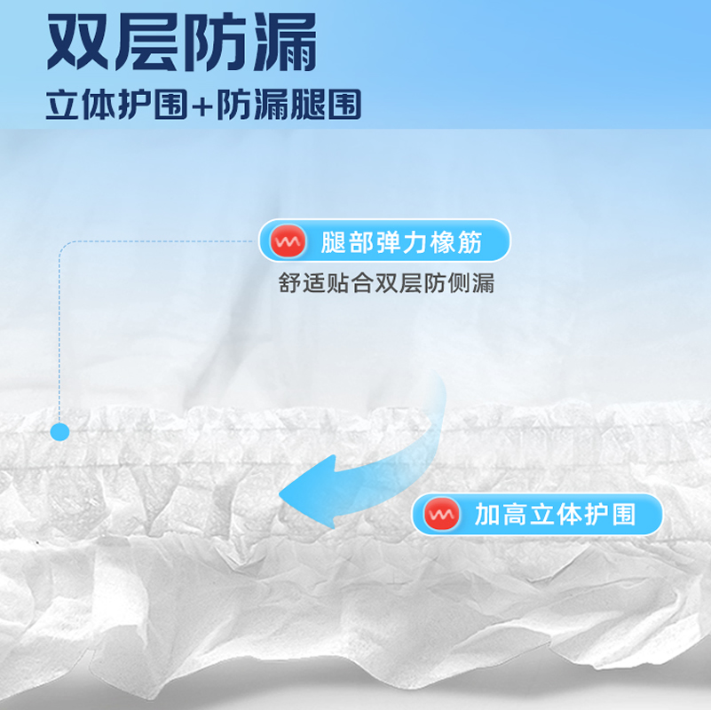 千芝雅铂金装成人纸尿裤棉柔老年人夜用尿不湿加厚纸尿布M/L/XL码 - 图0