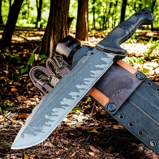 Cross-border short knife, outdoor knife, forged firewood knife, outdoor camping knife, obstacle-clearing straight knife, multi-functional fruit knife