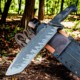 Cross-border short knife, outdoor knife, forged firewood knife, outdoor camping knife, obstacle-clearing straight knife, multi-functional fruit knife