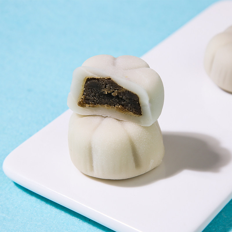 【买一送一】遂雅食尚冰皮绿豆紫薯饼 遂雅食品传统糕点