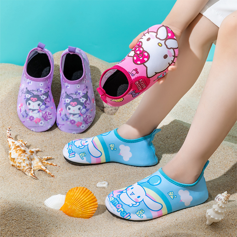 三丽鸥幼童鞋宝宝地板袜夏季薄款防滑隔凉婴幼儿软底学步室内儿童