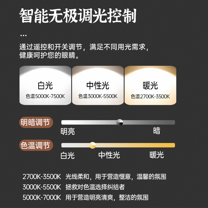 新中式双层卧室灯现代简约大气圆形客厅吸顶灯胡桃木色实木房间灯