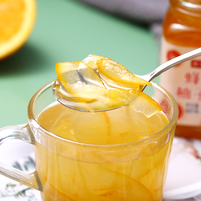 皮小贱柚子茶水果茶饮料图片_3