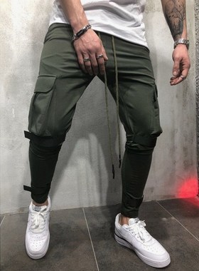 2018 Sport pants for men in autumn Men's casual trousers男1