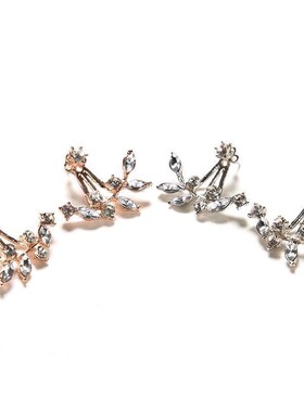 1 Pair Leaf Stud Earring For Women Gold Sliver Women Earings