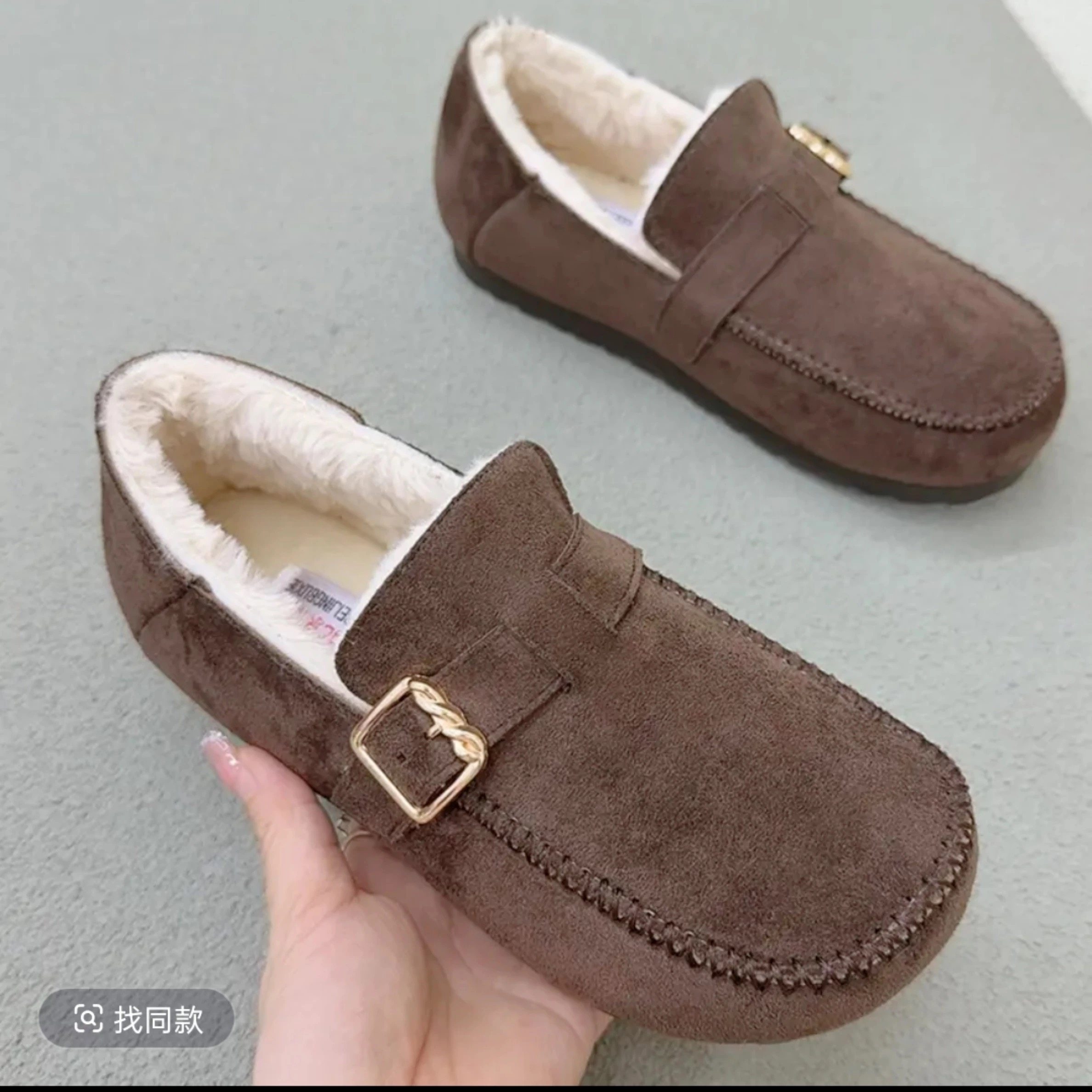 老北京布鞋女冬季加绒保暖棉鞋勃肯鞋防滑软底妈妈鞋休闲豆豆棉鞋,淘宝优惠券,粉丝福利购,淘宝优惠卷