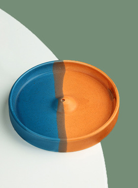 静慧陶瓷香插线香底座点香盘日用香托沉香檀香炉工艺品熏香炉