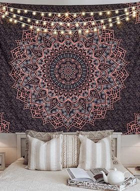 亚马逊家居跨境热卖印度风曼陀罗挂毯新款曼陀罗能量挂画挂布