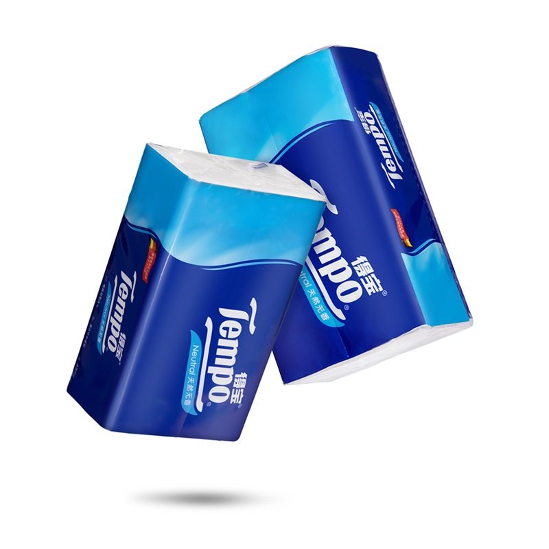 tempo得宝4层90抽家用家庭餐巾纸 常隆家居抽纸