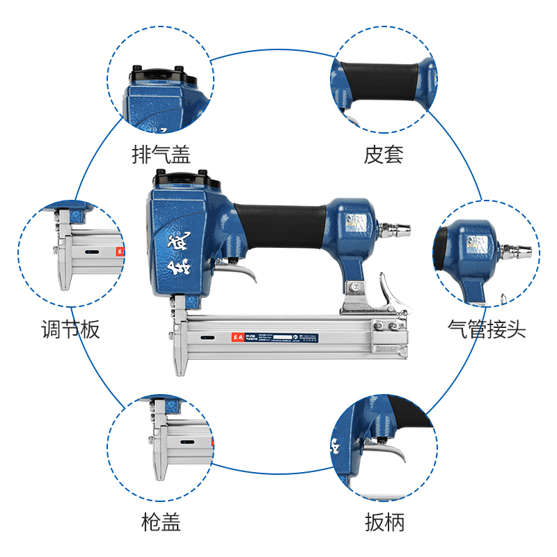 东成气钉枪f30码钉枪t50直钉枪st64钢钉枪排钉枪码钉枪射钉枪东城-图0