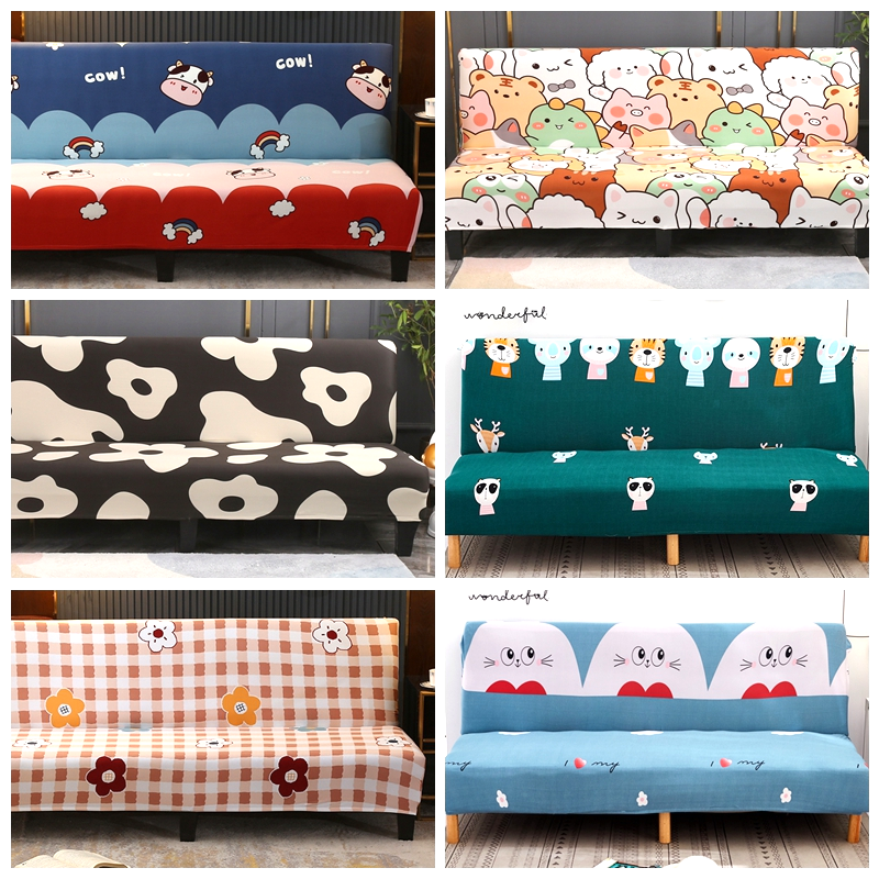 折叠沙发床套罩无扶手沙发套罩全包万能套子卡通可爱垫巾全盖布艺,淘宝优惠券,粉丝福利购,淘宝优惠卷