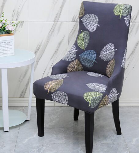 加大号弧形餐桌椅子套罩万能弹力家用2026坐垫靠背板凳座保护四季 - 图0