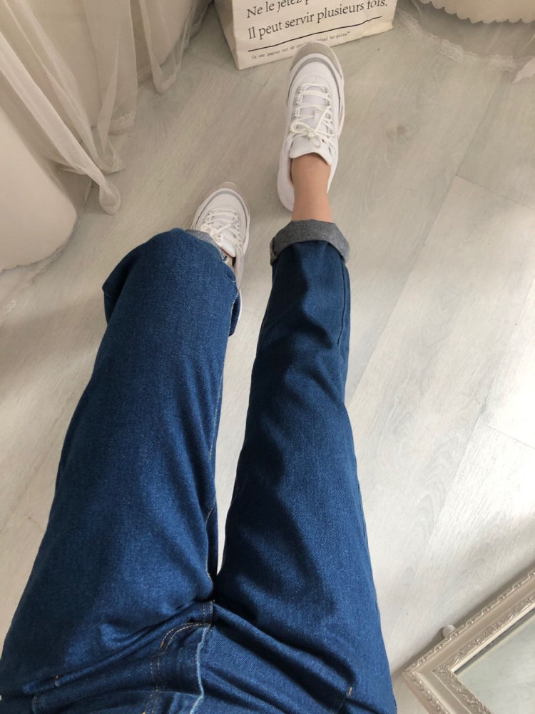 牛仔裤女老爹裤宽松2020新款秋装直筒高腰显瘦百搭哈伦裤子萝卜裤
