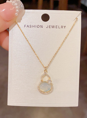 设计感简约奢华日常百搭欧泊锆石