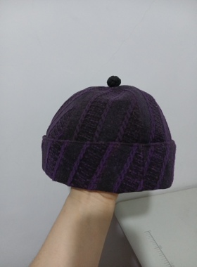 定做手工制作真丝香云纱地主帽瓜皮帽渔夫帽盆帽防晒帽女士帽子
