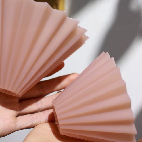 素止 大号国产ORIGAMI手冲咖啡塑料折纸滤杯 表面磨砂处理AB树脂 - 图2