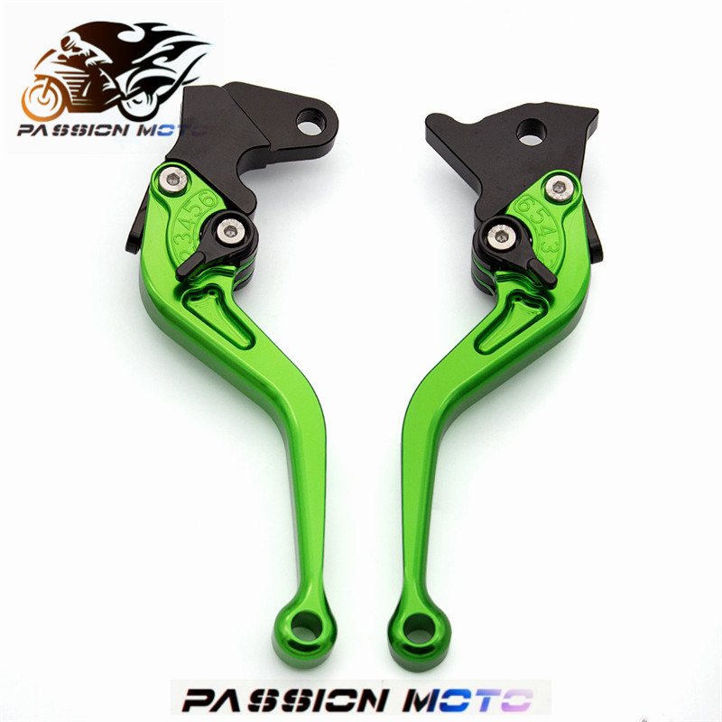 适用张雪ZX500RR改装二指短款可调铝合金CNC刹车牛角离合手把配件 - 图1