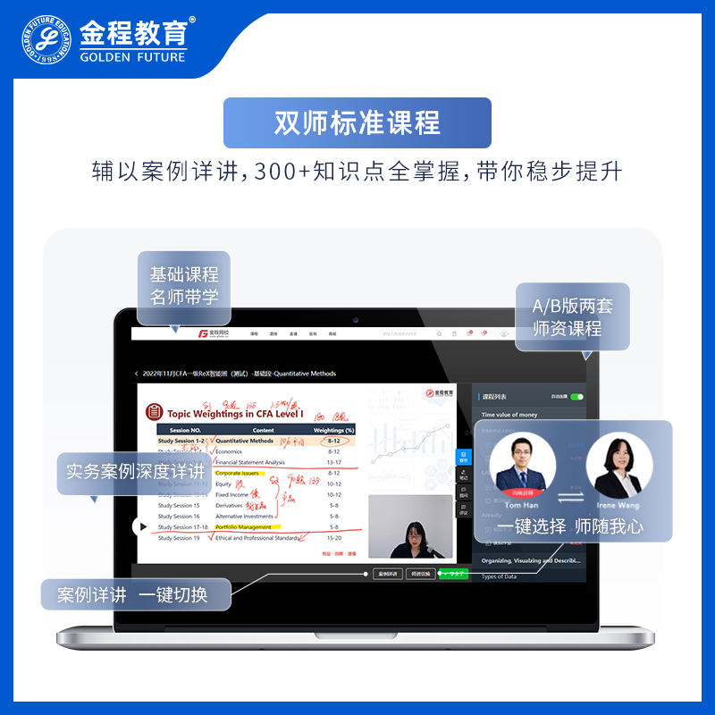 金程2024CFA一二三级FRM双证班网课金融分析师风险管理师课程 - 图0
