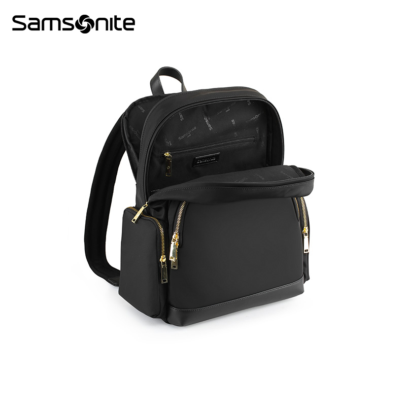 Samsonite/新秀丽官网双肩女简约时尚旗舰店同款电脑小背包 TW2